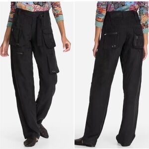 NWT Johnny Was Hailey Cargo Pant in Black